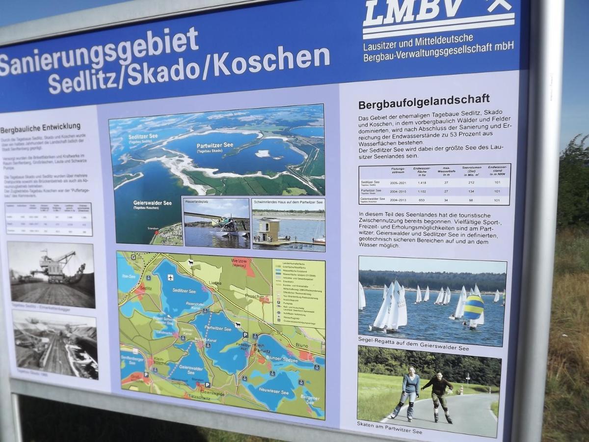 Grosszuegige Ferienwohnung Am Waldesrand Im Seenland Lauta Eksteriør bilde